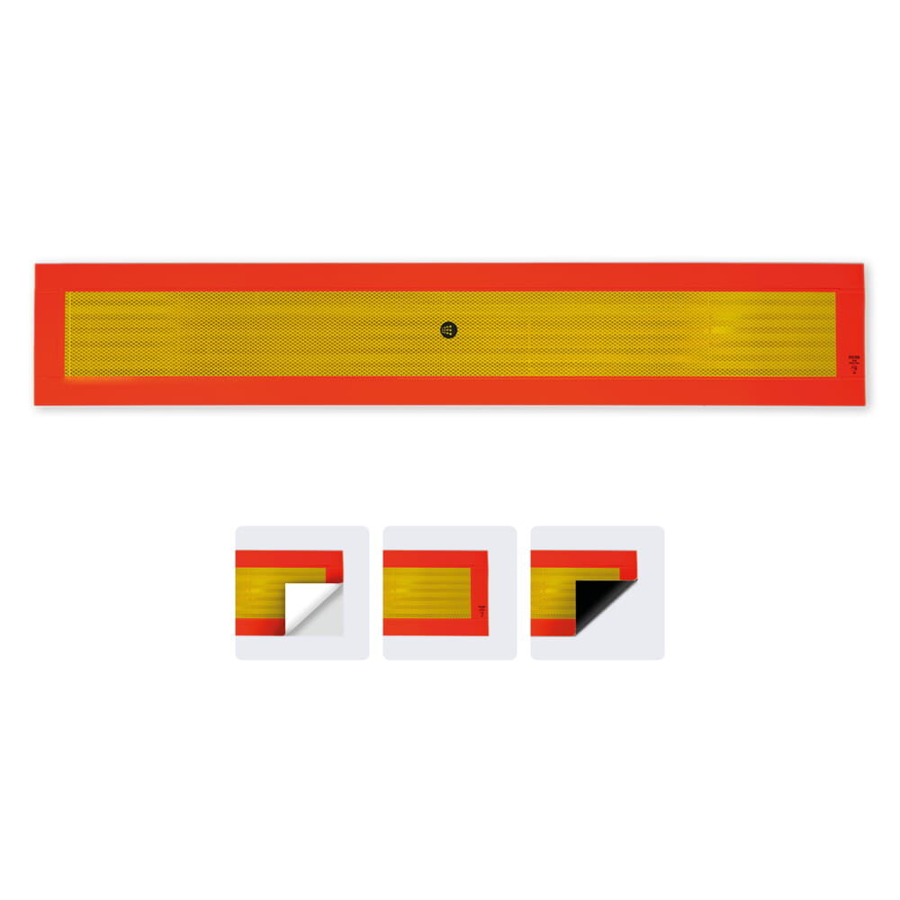 Reflexallen Heckwarntafel Vollmarkierung für Anhänger