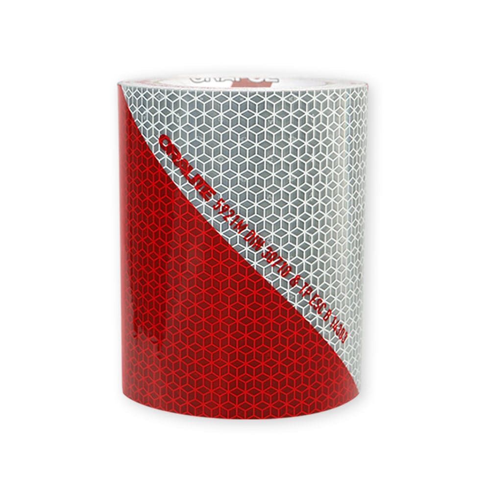 Rolle 141 mm ORALITE 5921M Warnmarkierung, rot-weiß linksweisend