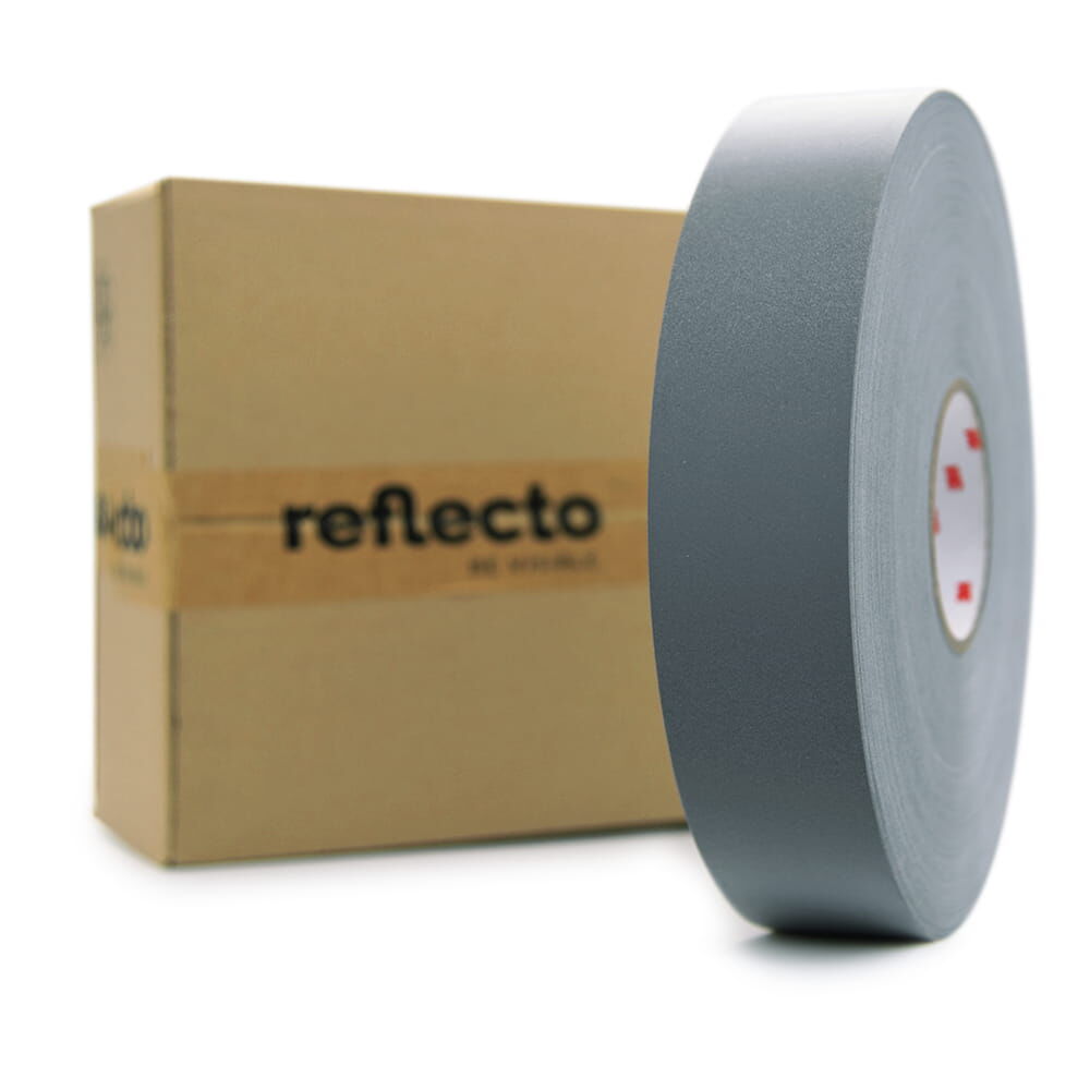 200 m Rolle 3M Scotchlite 8910, silber, vor reflecto-Kartonverpackung. Rollenbreite 50,8 mm