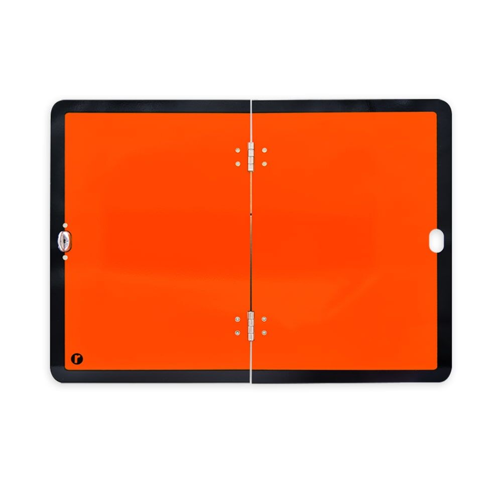Reflecto ADR-Tafel vertikal klappbar ohne Kantenschutz, Vorderansicht