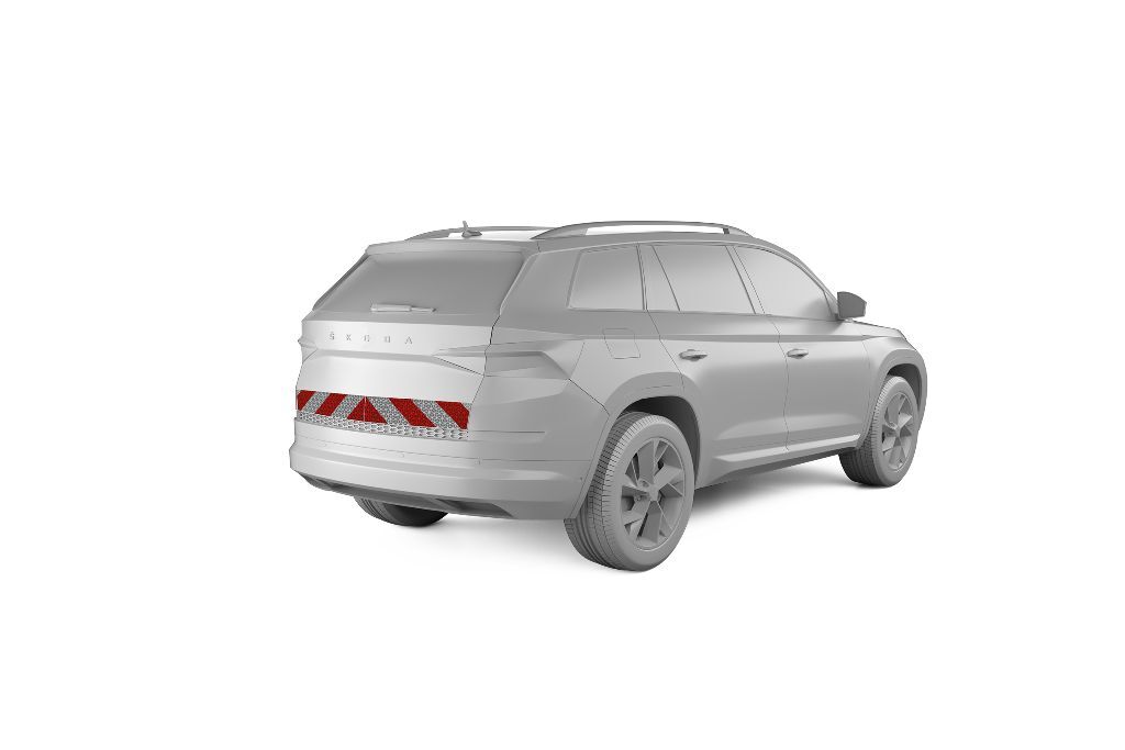 Skoda Kodiaq Warnmarkierung 2017 - 2023 Heckmarkierung