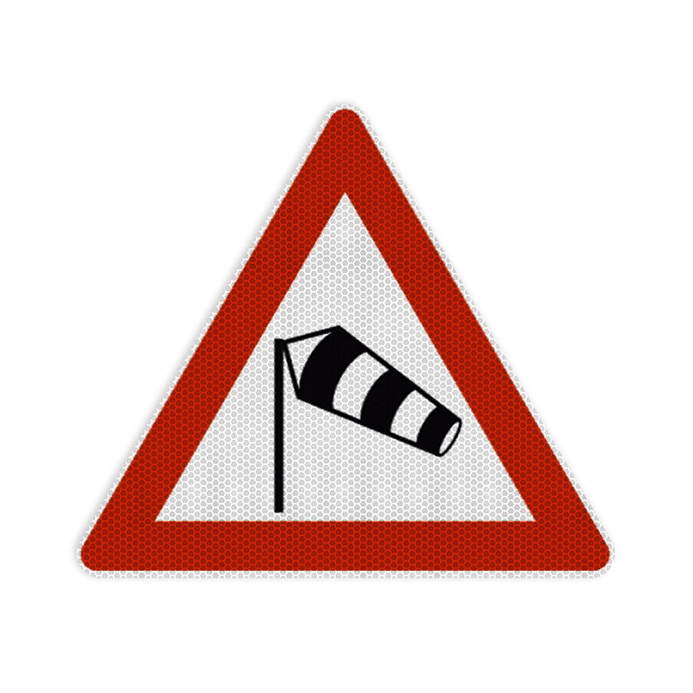 VZ 117-20 Seitenwind von links RA 2 SL 630 mm 2 mm Alu