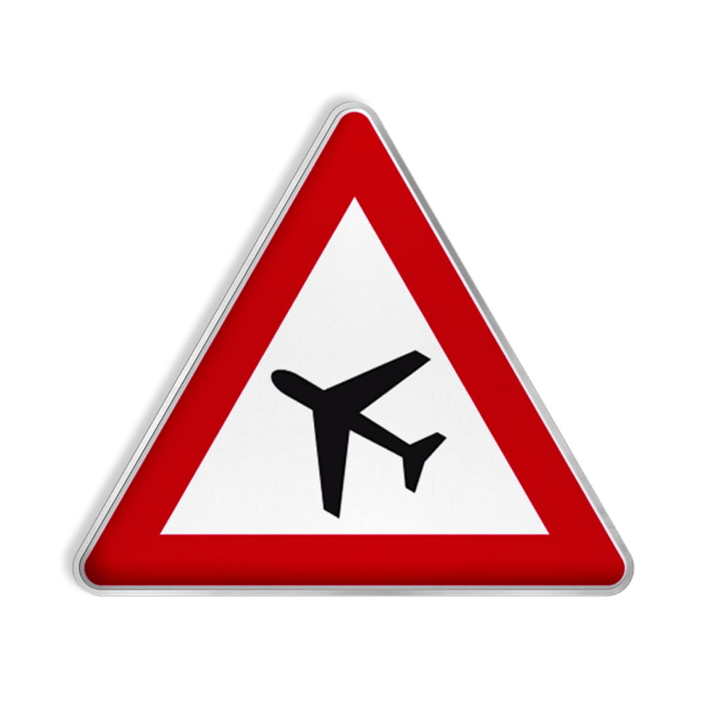 VZ 101-10 Flugbetrieb, Aufstellung rechts VZ 101-10 Flugbetrieb, Aufstellung rechts