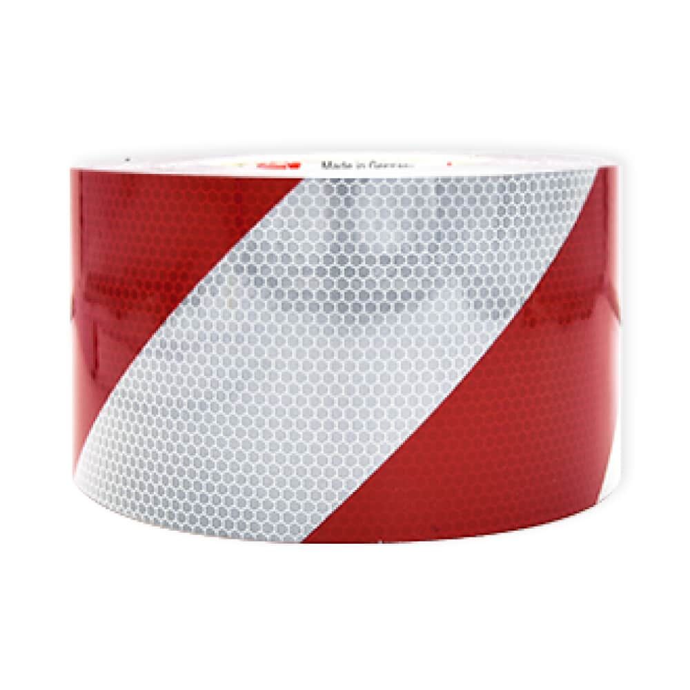 Rolle ORALITE 5831 rot-weiß, 100 mm, rechtsweisend