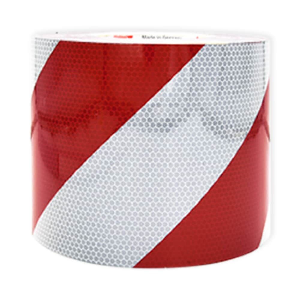 Orafol ORALITE Industrie Warnmarkierung 5831 rot weiß 150 mm rechtsweisend