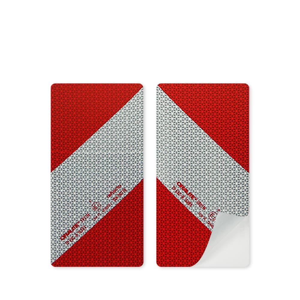 Reflecto Kfz Warnmarkierung 5921M Zuschnitte Set 2x 141mm x 282mm