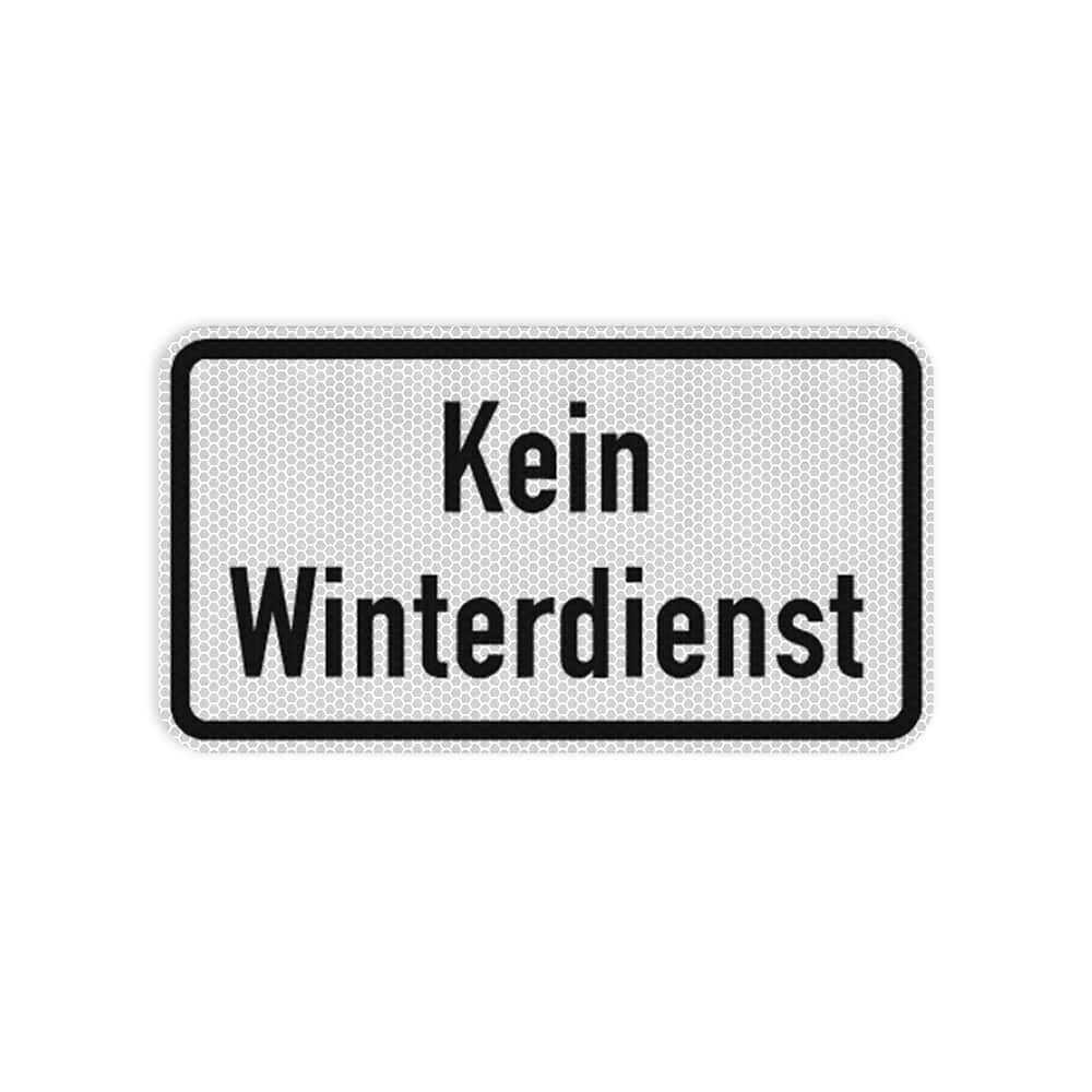 VZ 2001 Kein Winterdienst