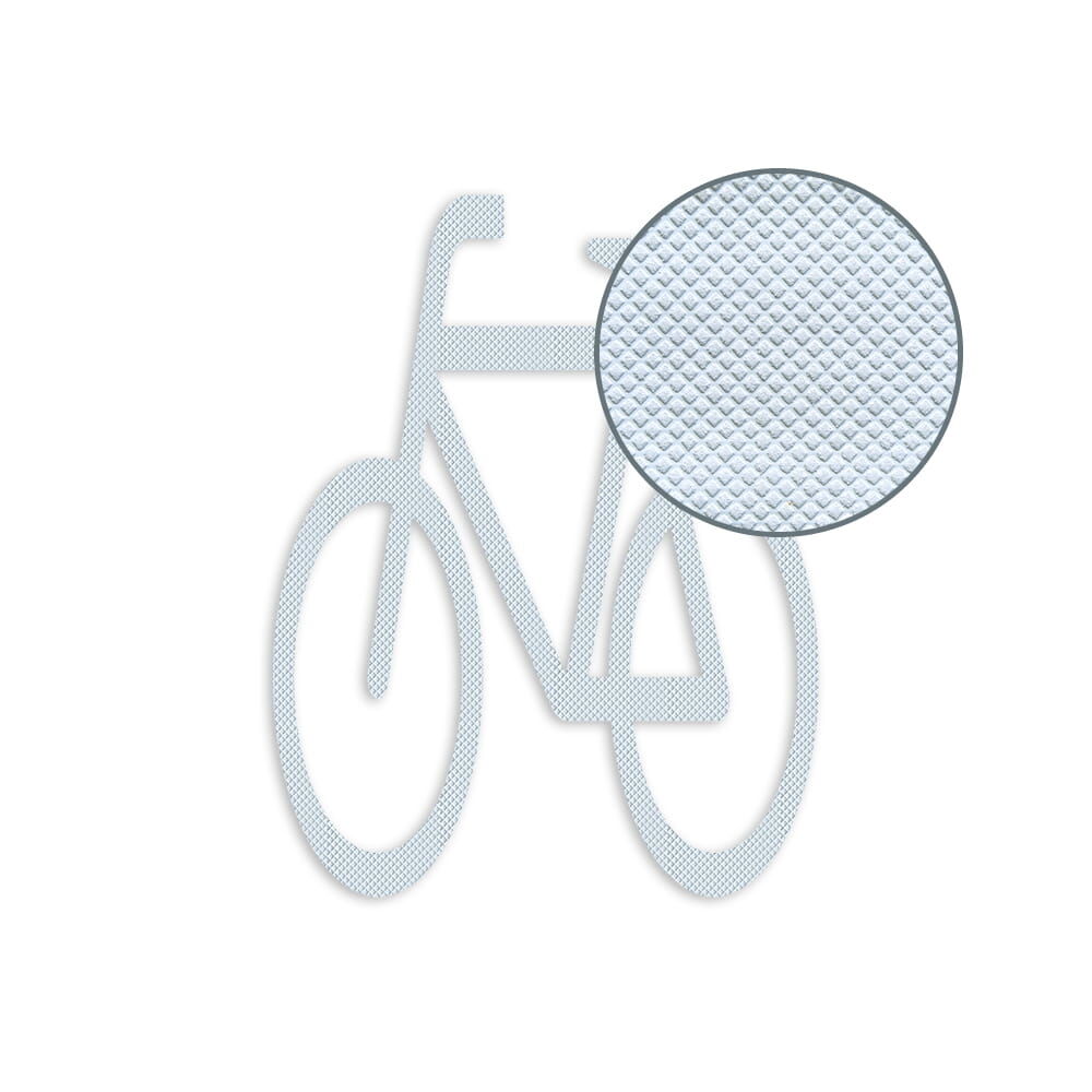 Vergrößerter Ausschnitt verdeutlicht Oberflächenstruktur