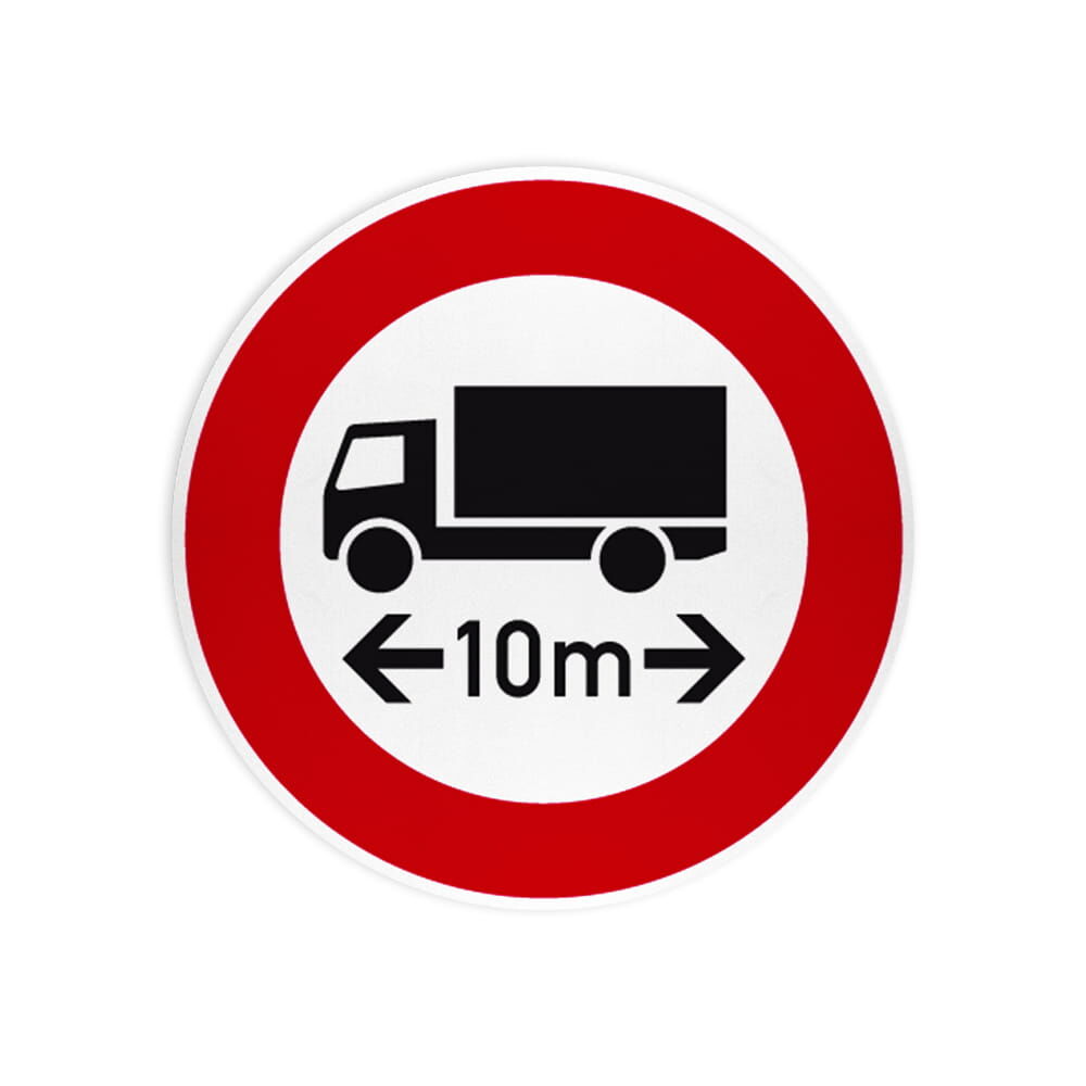 VZ 266 Verbot für Fahrzeuge über angegebene tatsächliche Länge VZ 266 Verbot für Fahrzeuge über angegebene tatsächliche Länge