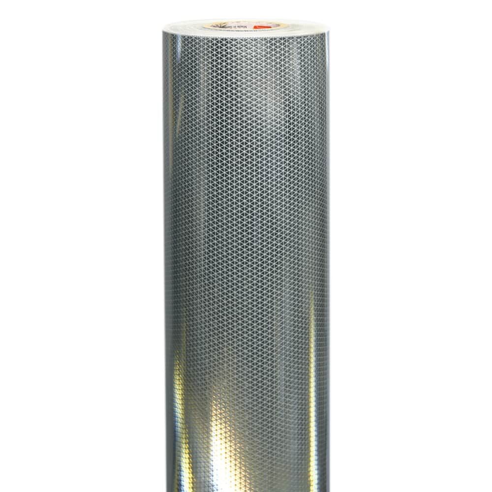 Hohe Rolle Orafol 5938MFLEX Reflexbanner, graue mikroprismatische Oberfläche