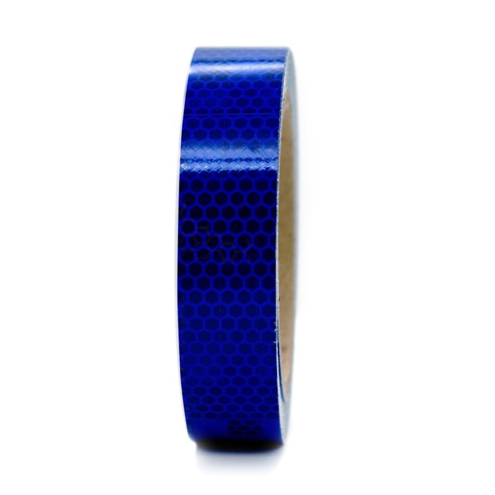 3M Reflexband 823i blau, 25 mm Rolle, Frontansicht