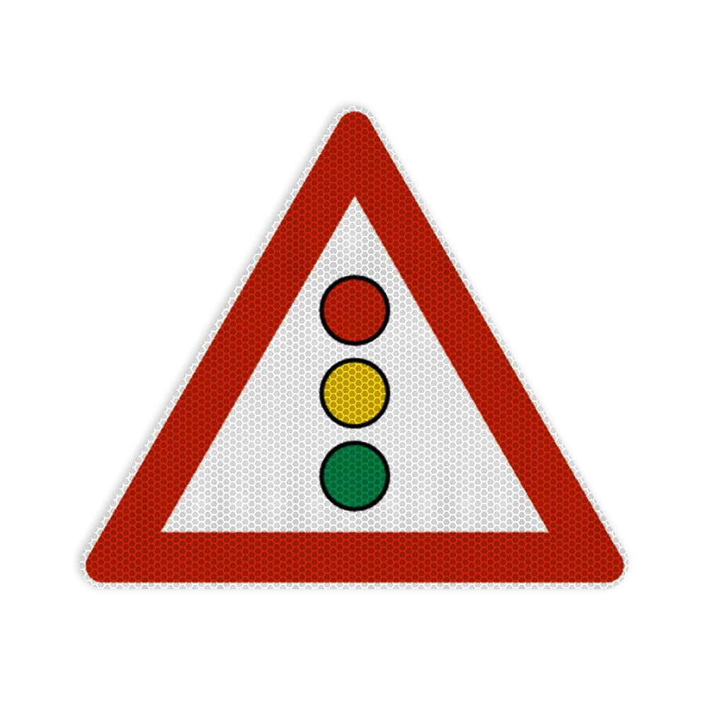 VZ 131 Lichtzeichenanlage RA 2 SL 630 mm 2 mm Alu