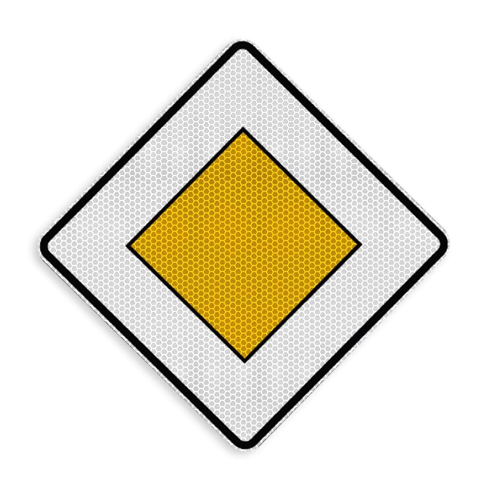 Verkehrszeichen 306 Vorfahrtstraße, RA2-Reflexfolie