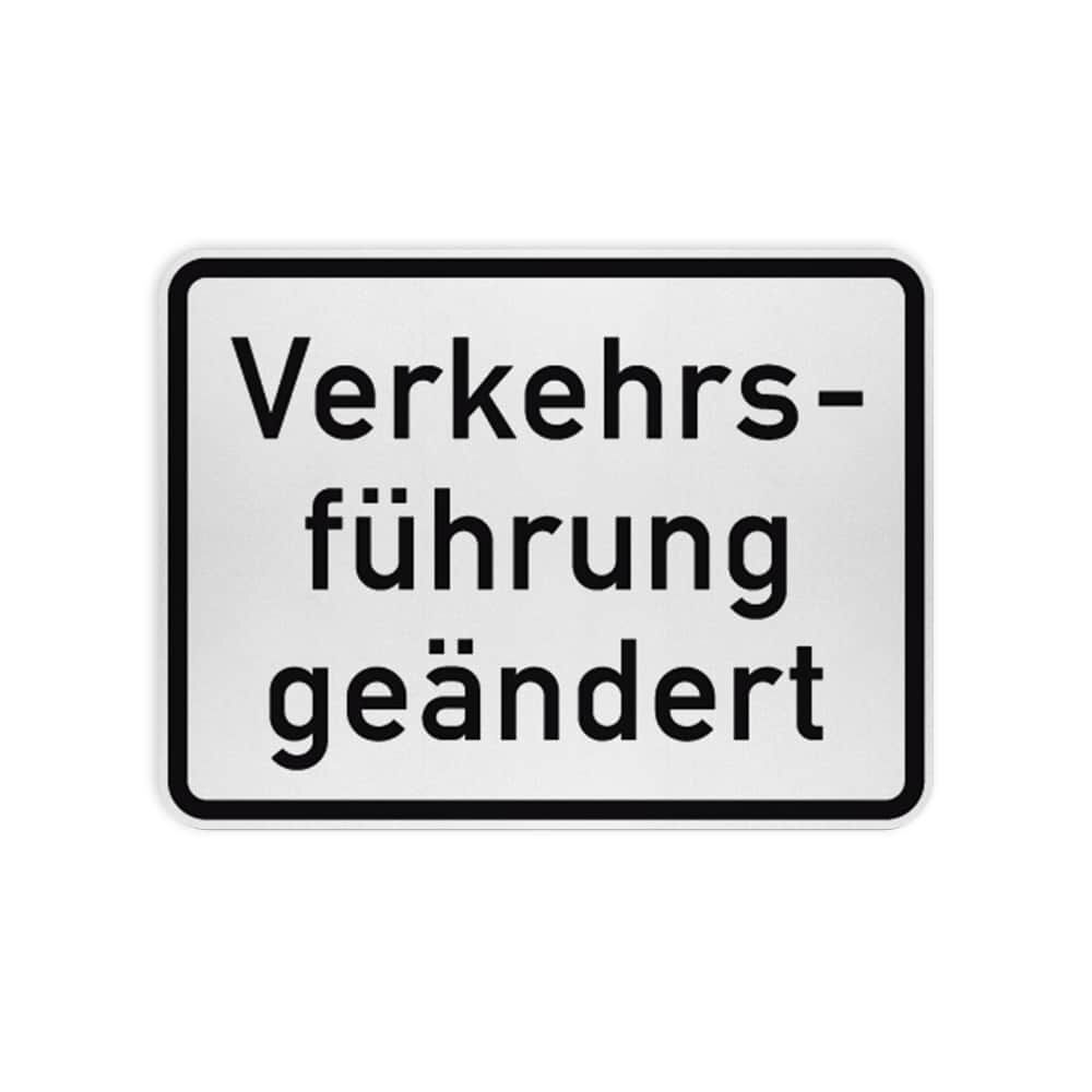 VZ 1008-31 Verkehrsführung geändert VZ 1008-31 Verkehrsführung geändert