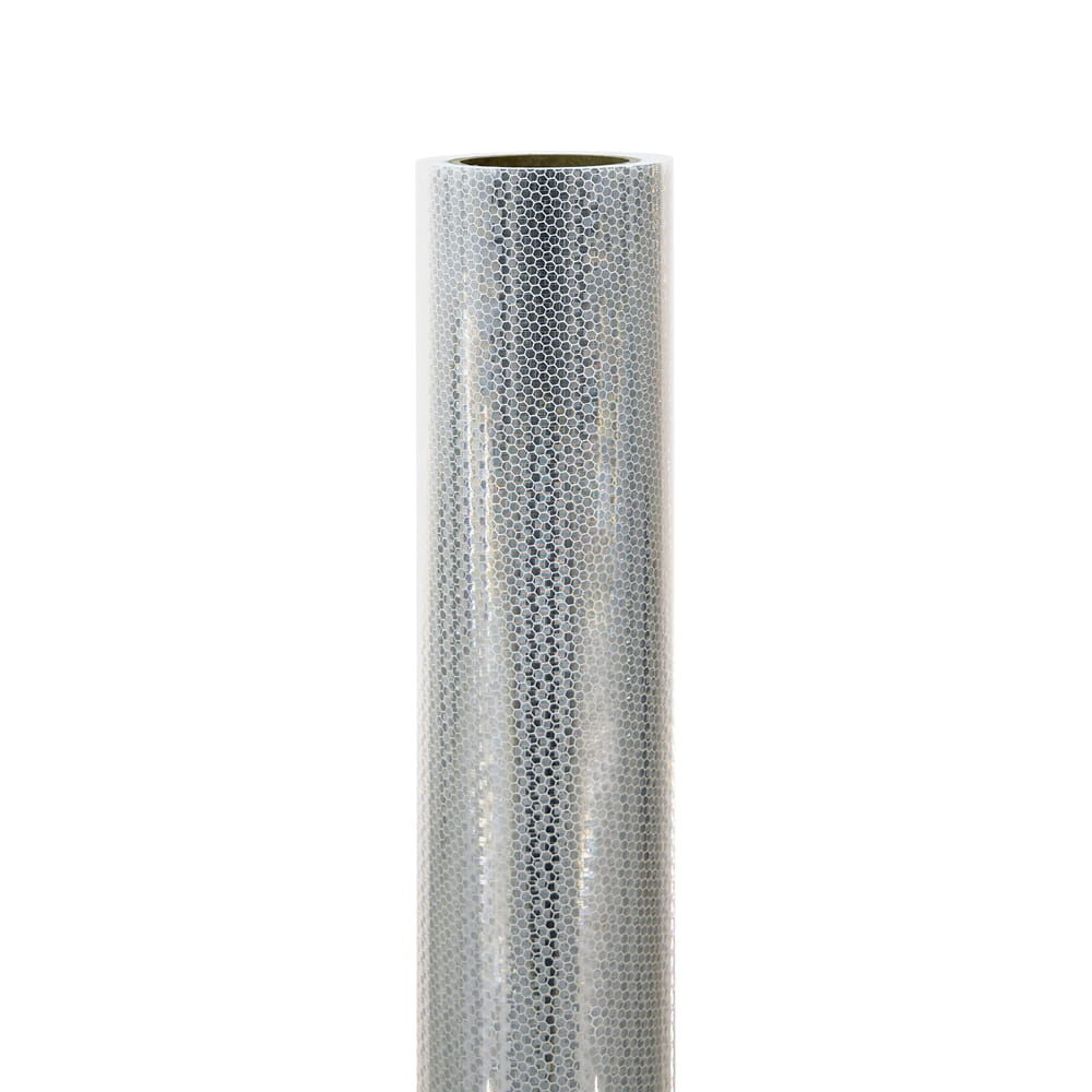 Rolle weiße Avery T-11500 Omnicube Reflexfolie, 1220 mm Breite, Gesamtansicht