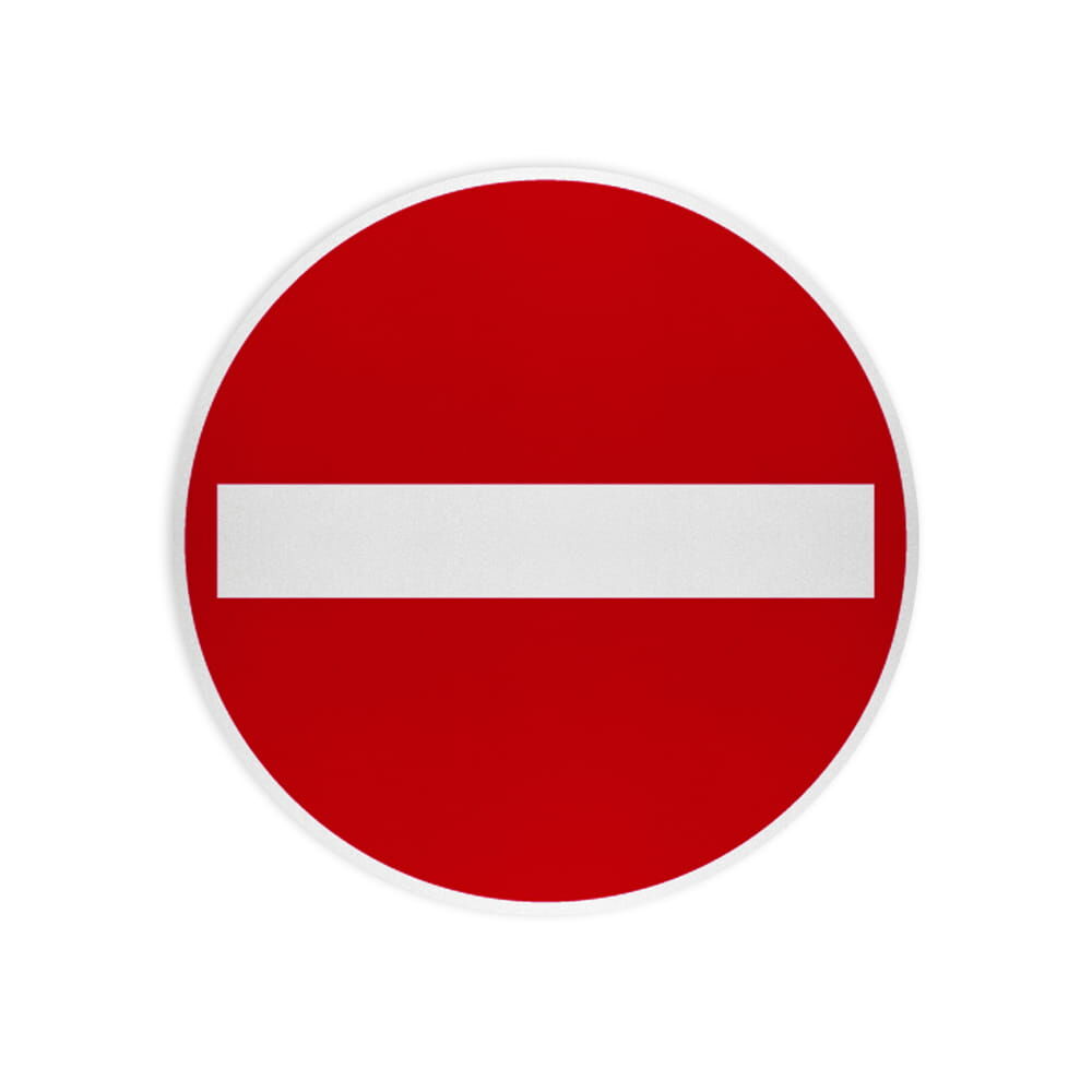 VZ 267 Verbot der Einfahrt VZ 267 Verbot der Einfahrt