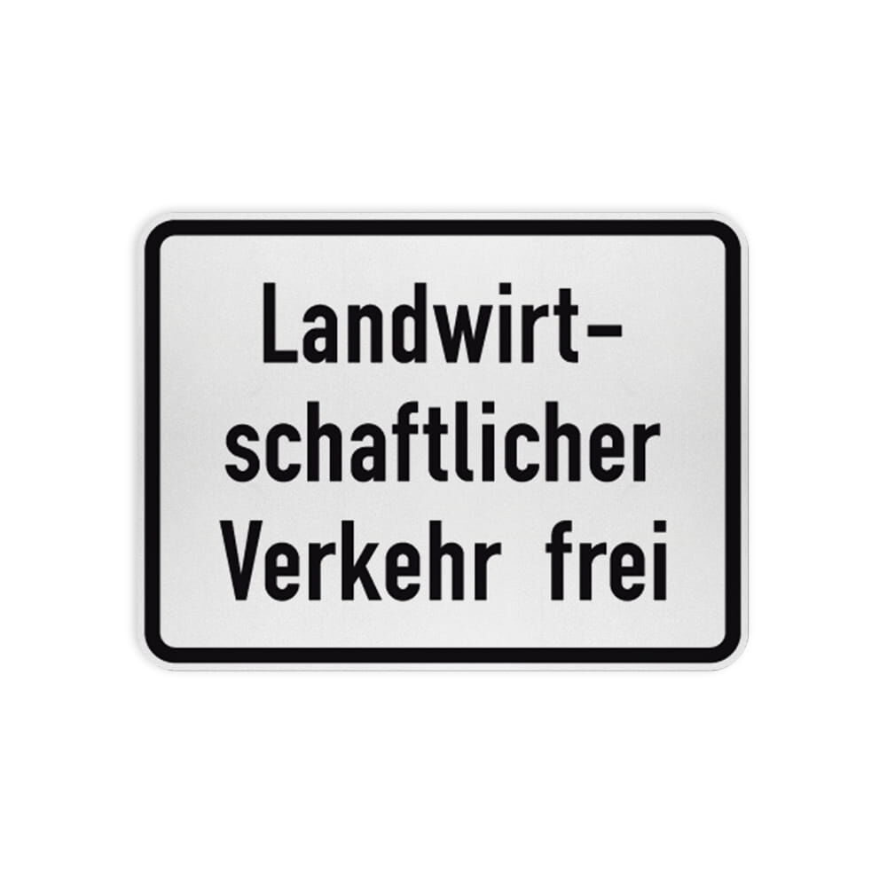 VZ 1026-36 Landwirtschaftlicher Verkehr frei VZ 1026-36 Landwirtschaftlicher Verkehr frei