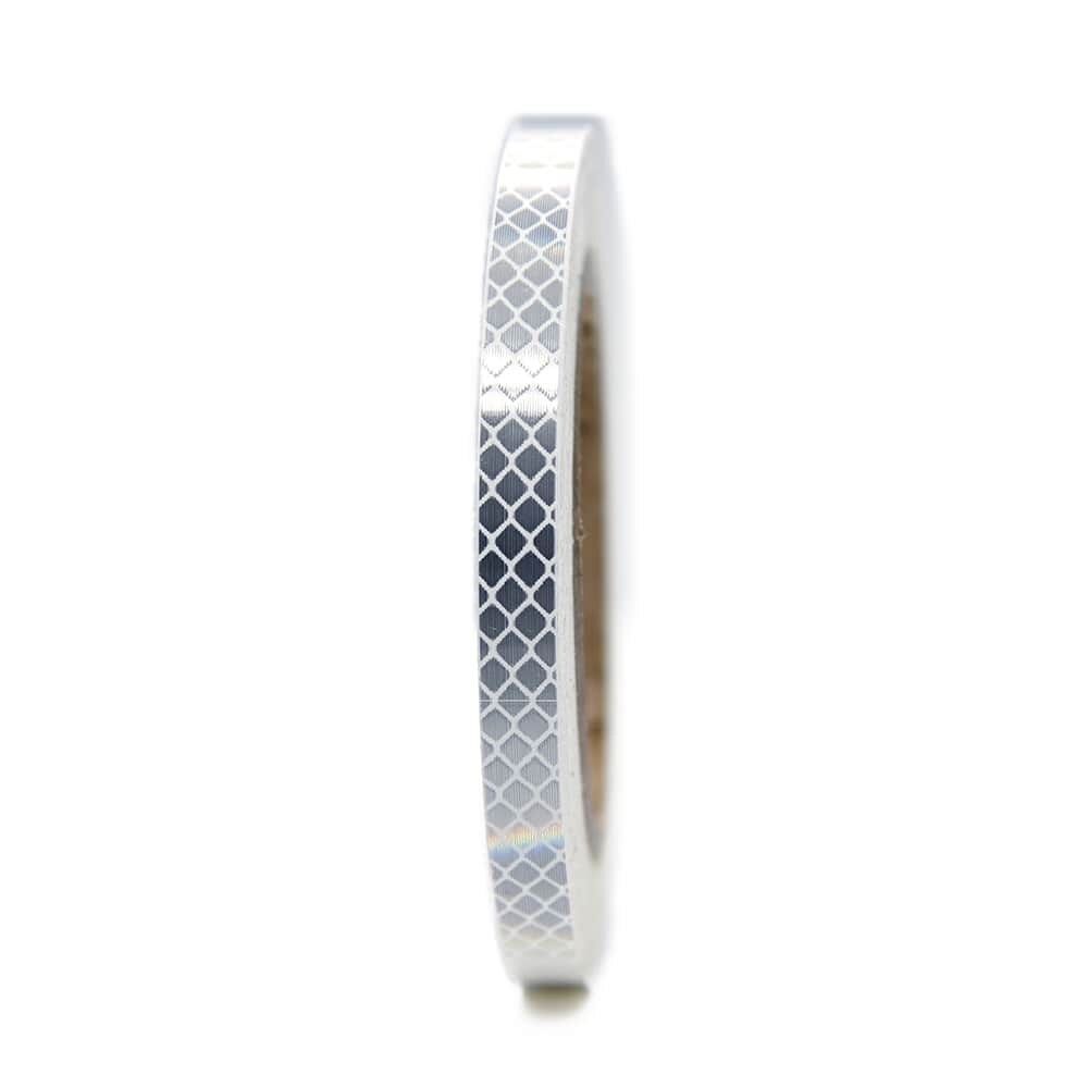 3M Reflexband 4090 weiß, 10 mm Rolle, Frontansicht