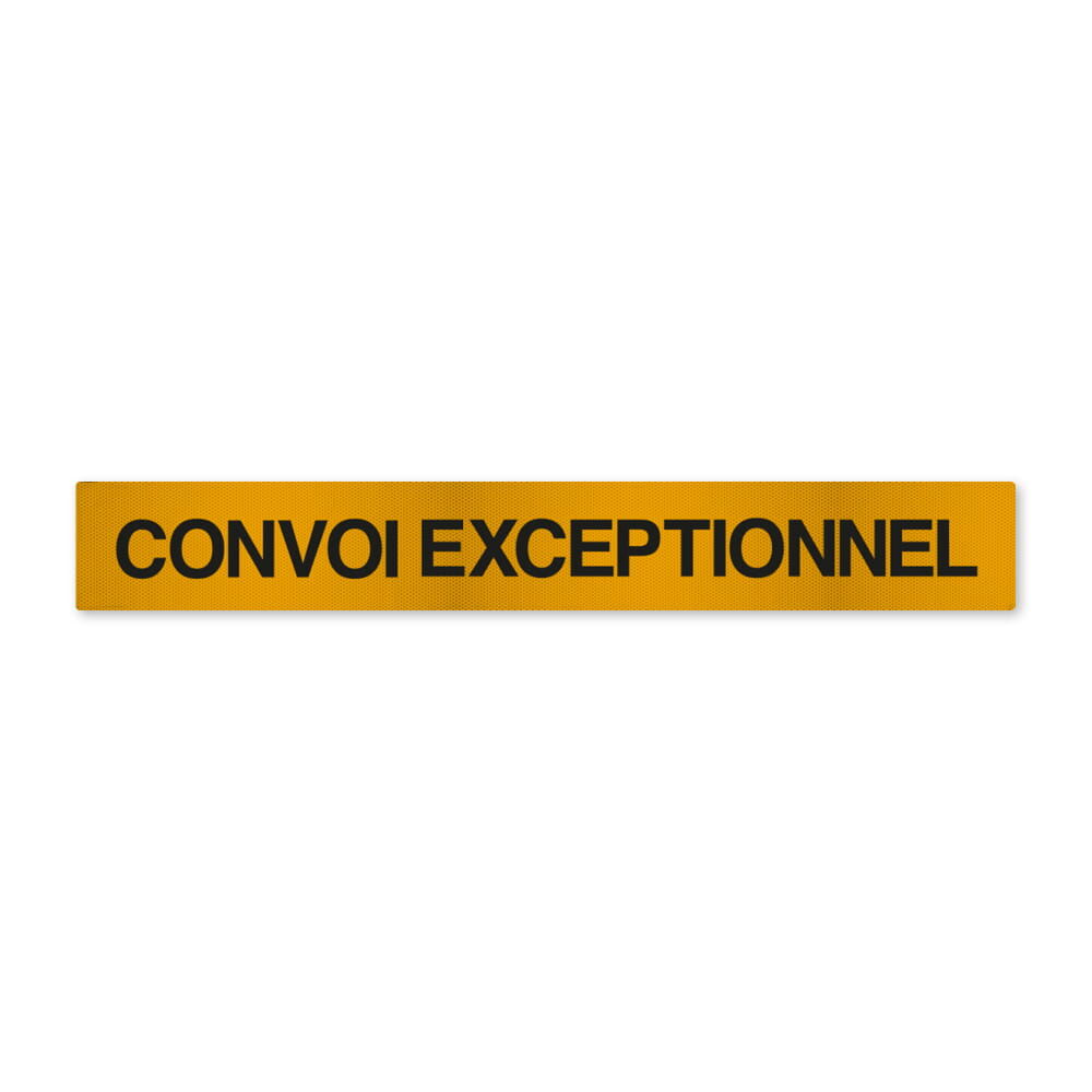 Reflecto Schild Convoi Exceptionnel