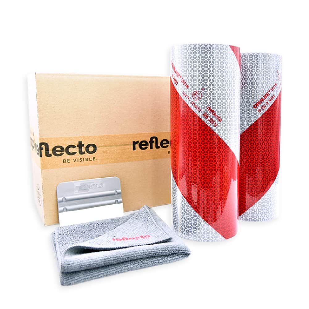 Reflecto Kfz Warnmarkierung 5921M Anwendungspaket 2x 9m x 282mm