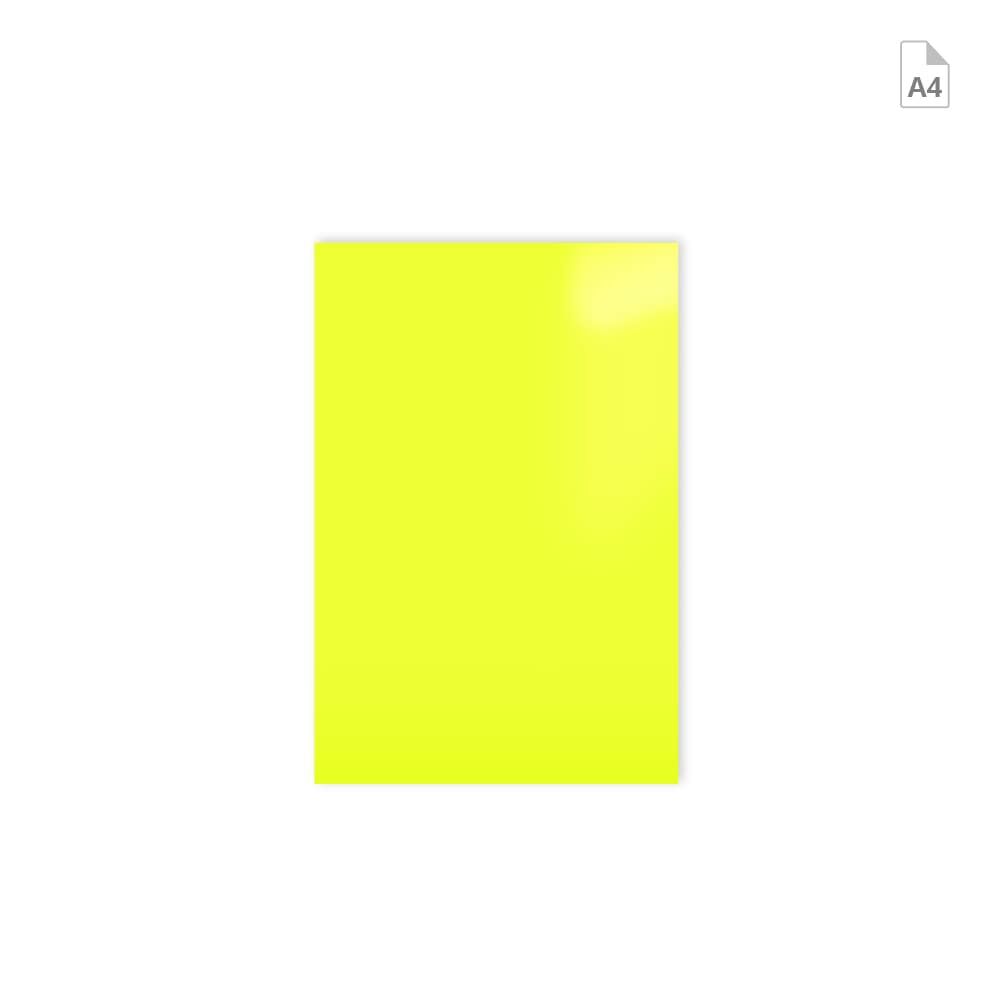 Zuschnitt Orafol ORACAL Fluorfolie 7510 Premium DIN A4 gelb