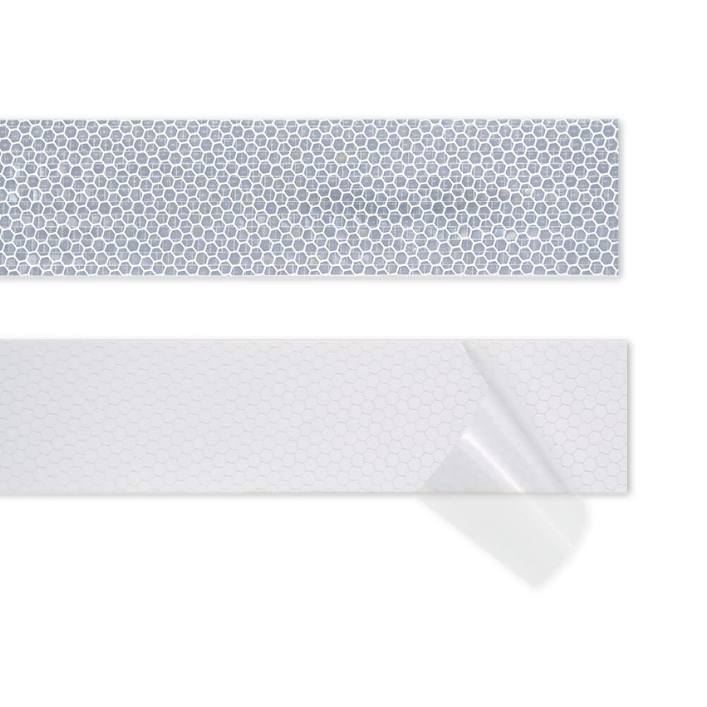 Avery Reflexband T-7500B weiß, 50 mm Streifen der Vorder- und Rückseite