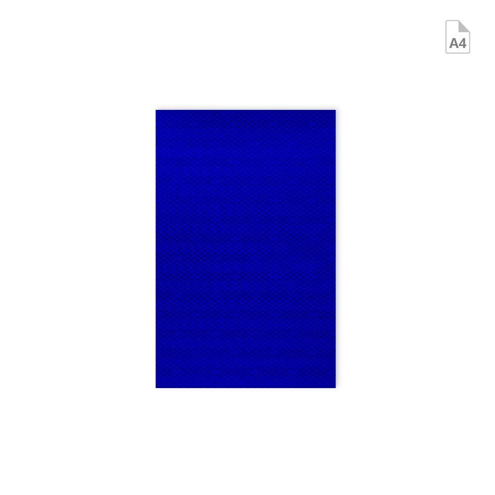 Zuschnitt 3M Reflexfolie 3430 DIN A4 blau