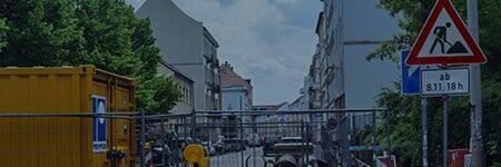 Temporäre Verkehrszeichen