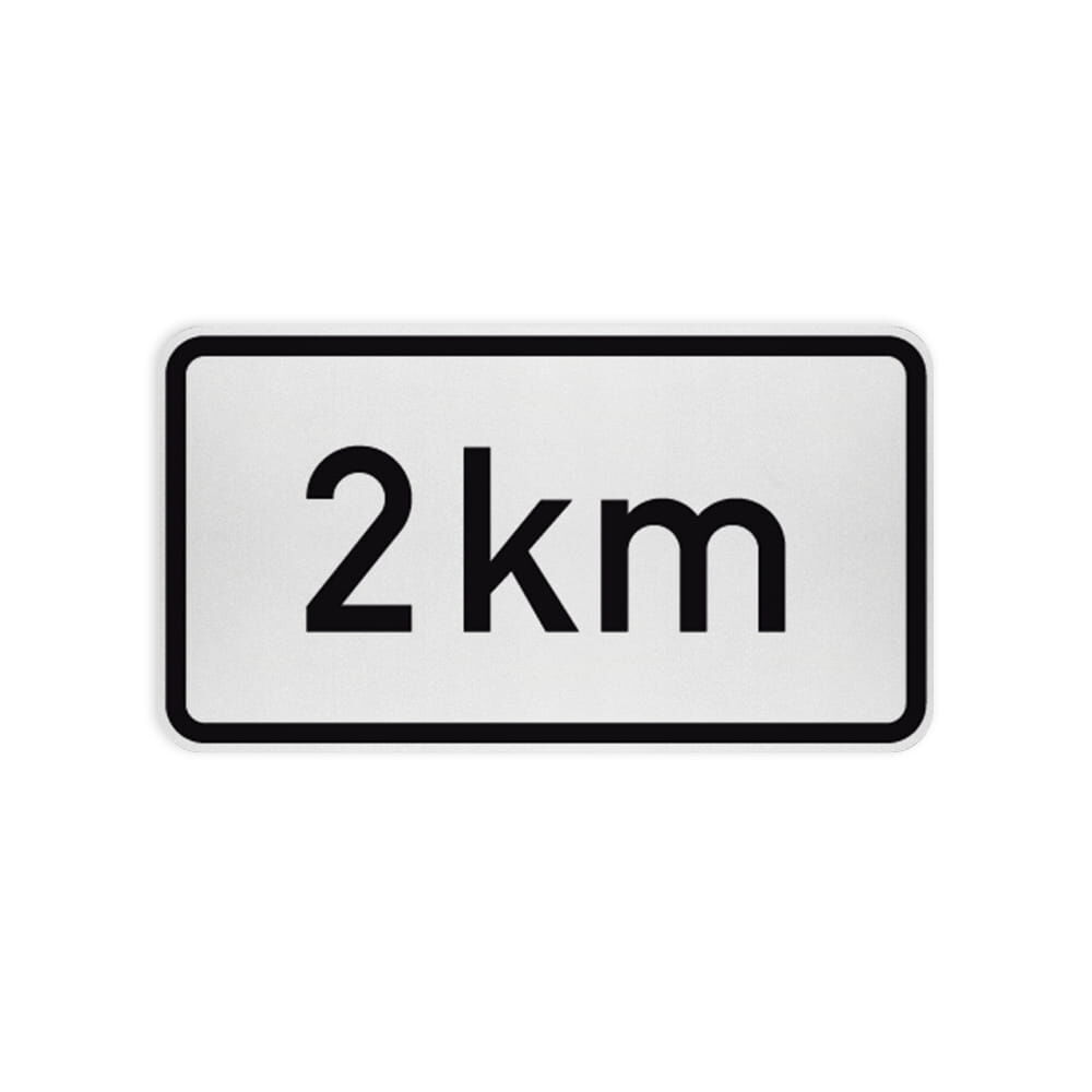 VZ 1004-31 Entfernungsangabe in ... km VZ 1004-31 Entfernungsangabe in ... km