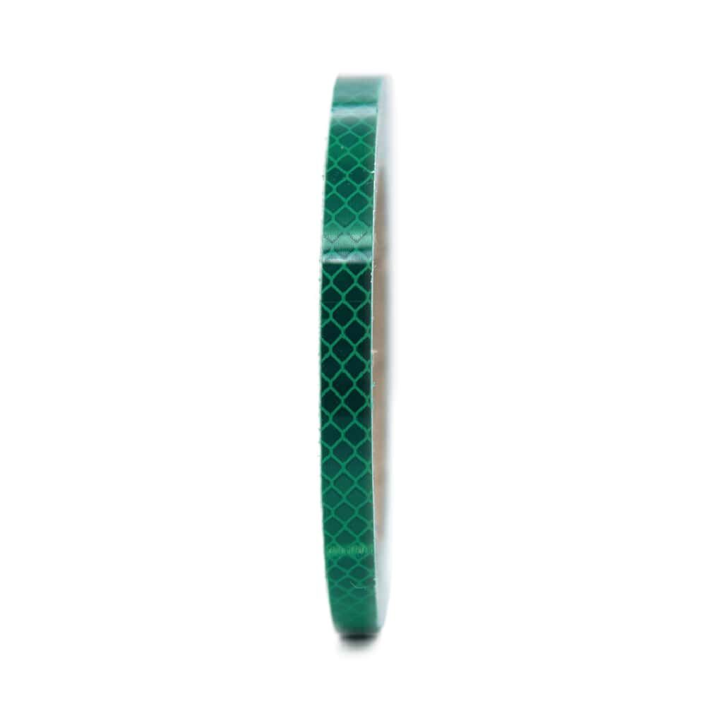 3M Reflexband 4090 grün, 10 mm Rolle, Frontansicht