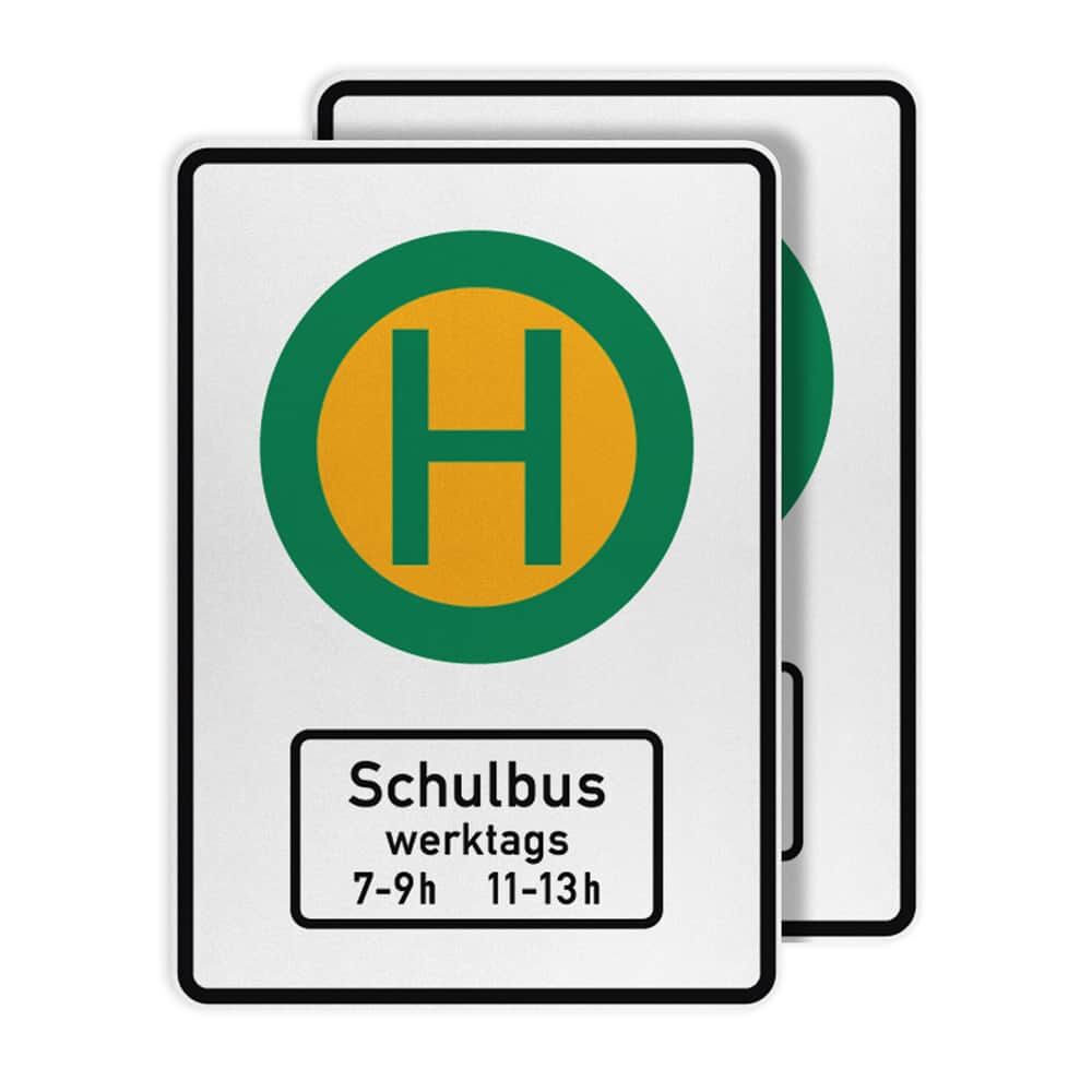 VZ 224-41 Schulbushaltestelle doppelseitig VZ 224-41 Schulbushaltestelle doppelseitig