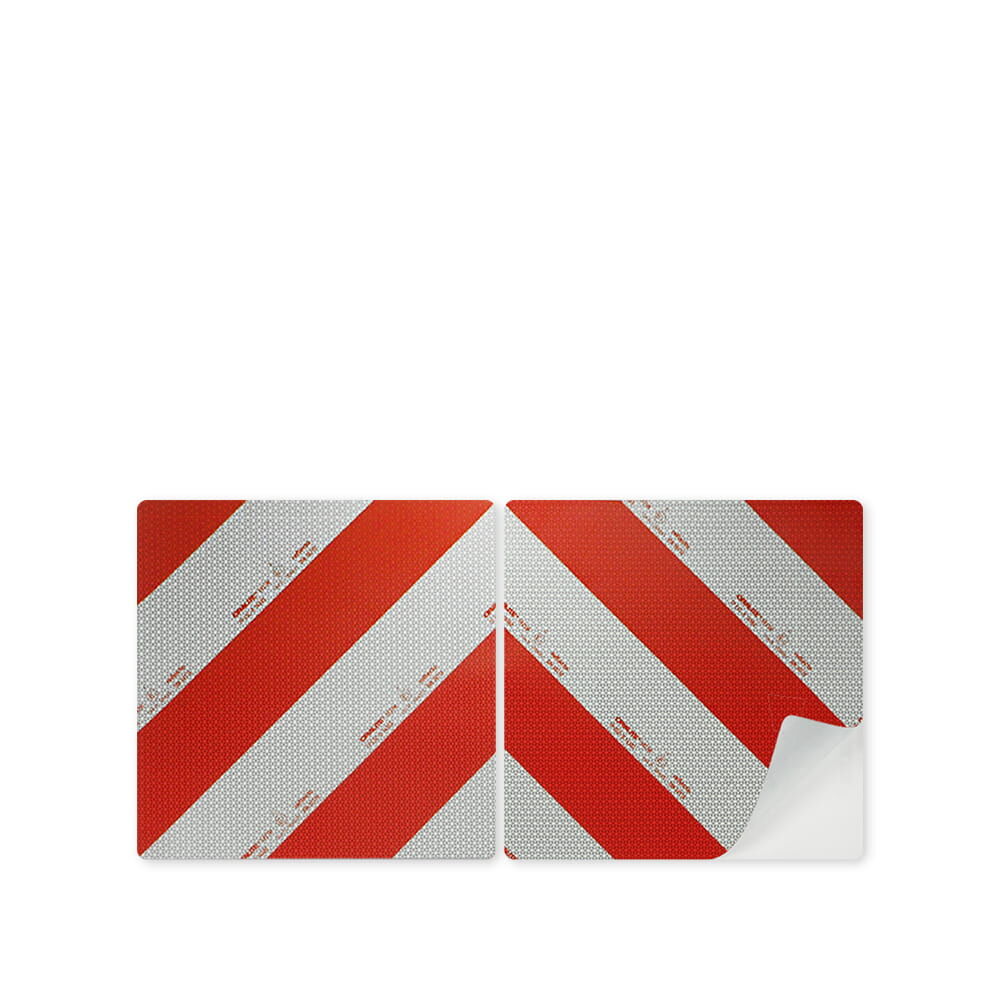 Reflecto Kfz Warnmarkierung 5921M Zuschnitte Set 2x 423mm x 423mm