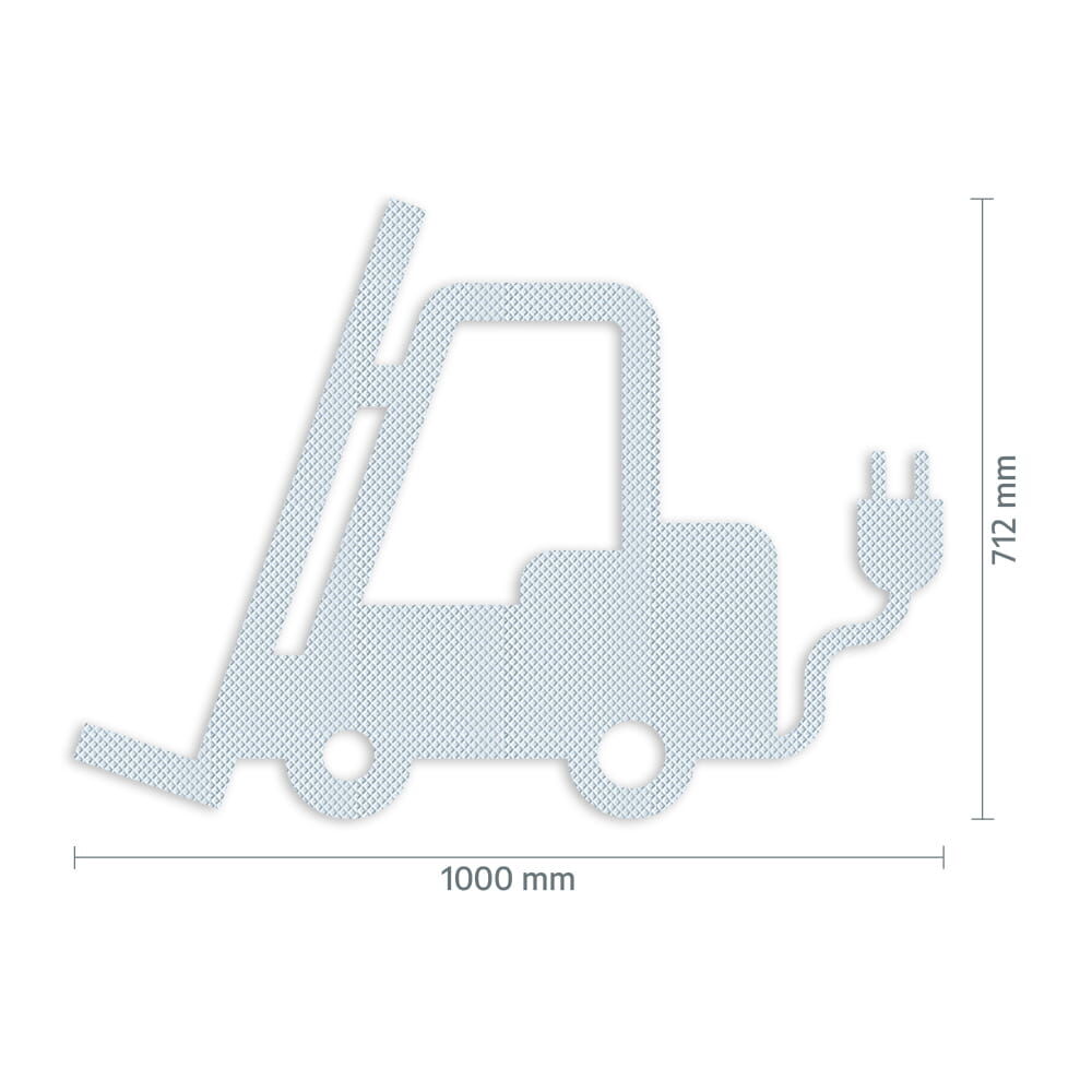 Maßgrafik des Piktogramms, Breite 1000 mm, Höhe 712  mm