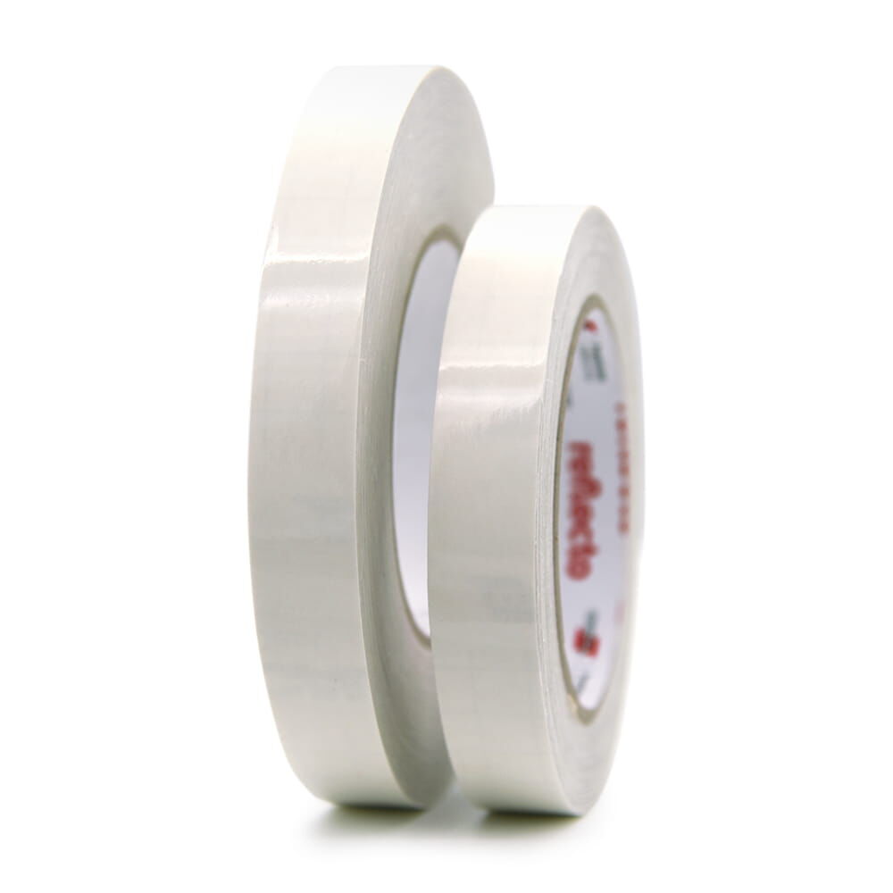 Zwei Rollen transparente Kantenschutzfolie von Orafol in unterschiedlichen Breiten