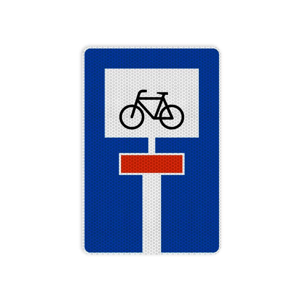 VZ 357-52 Für Radverkehr durchlässige Sackgasse RA 2 900 x 600 mm 3 mm Dibond