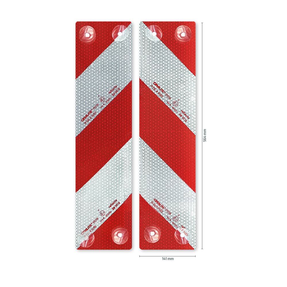 Reflecto 5921M Set, 2 retroreflektierende Markierungselemente, je 141 × 564 mm mit Saugnäpfen