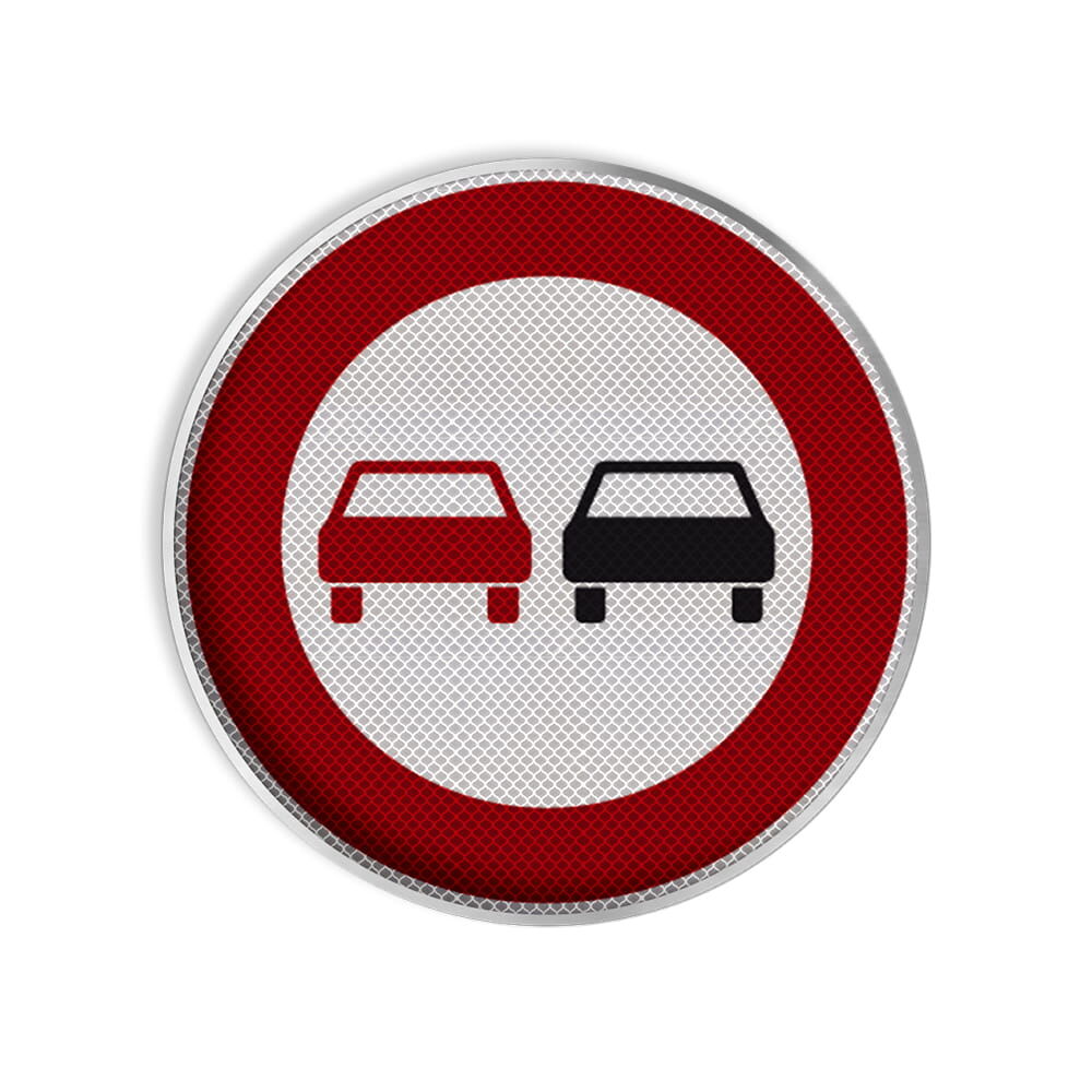 VZ 276 Überholverbot für Kraftfahrzeuge aller Art VZ 276 Überholverbot für Kraftfahrzeuge aller Art