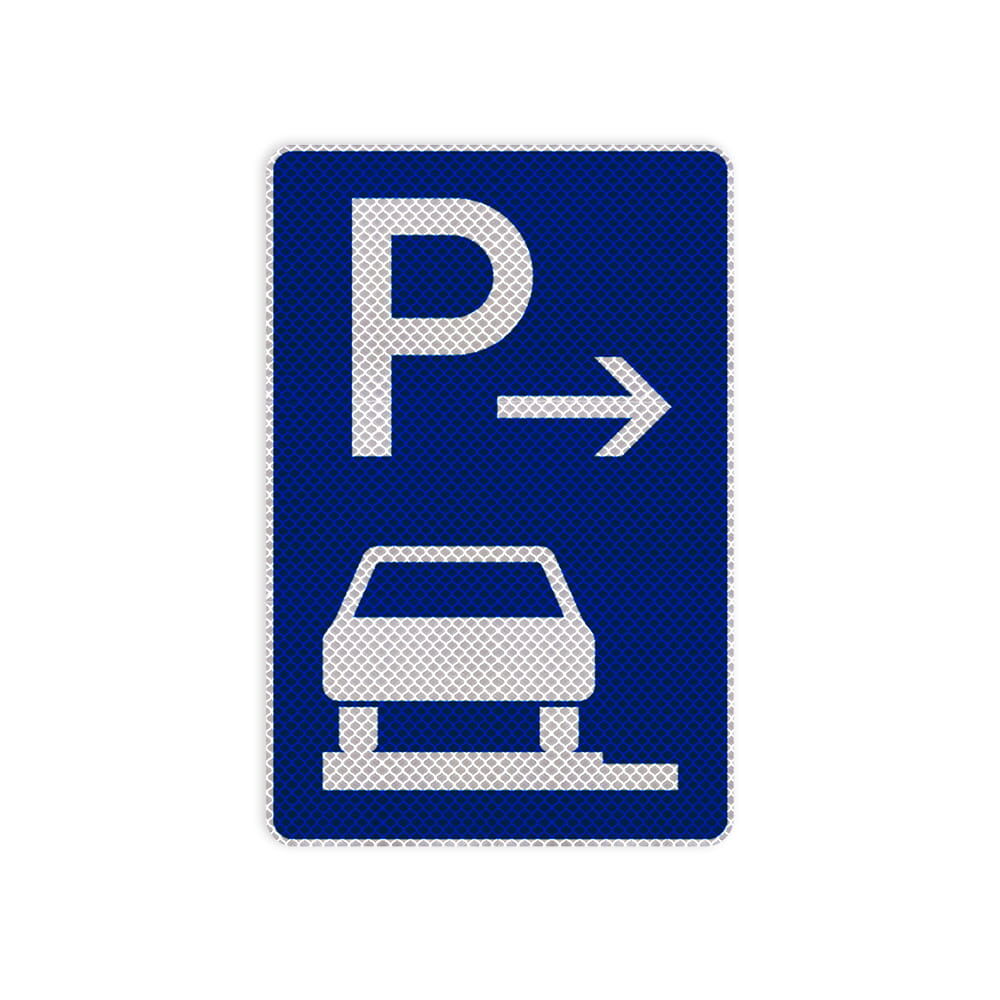 VZ 315-61 Parken auf Gehwegen, ganz in Fahrtrichtung links, Anfang VZ 315-61 Parken auf Gehwegen, ganz in Fahrtrichtung links, Anfang