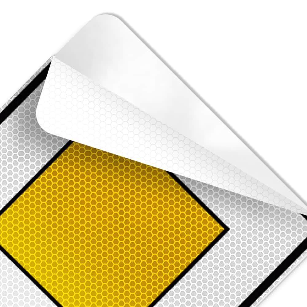 VZ 306 selbstklebender Folienzuschnitt, Detailansicht