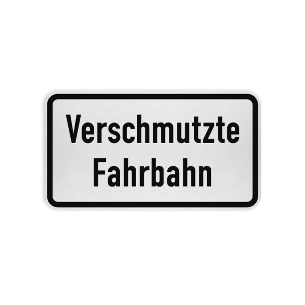 VZ 1007-35 Verschmutzte Fahrbahn