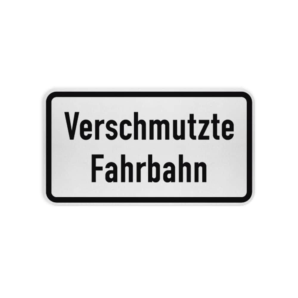 VZ 1007-35 Verschmutzte Fahrbahn VZ 1007-35 Verschmutzte Fahrbahn