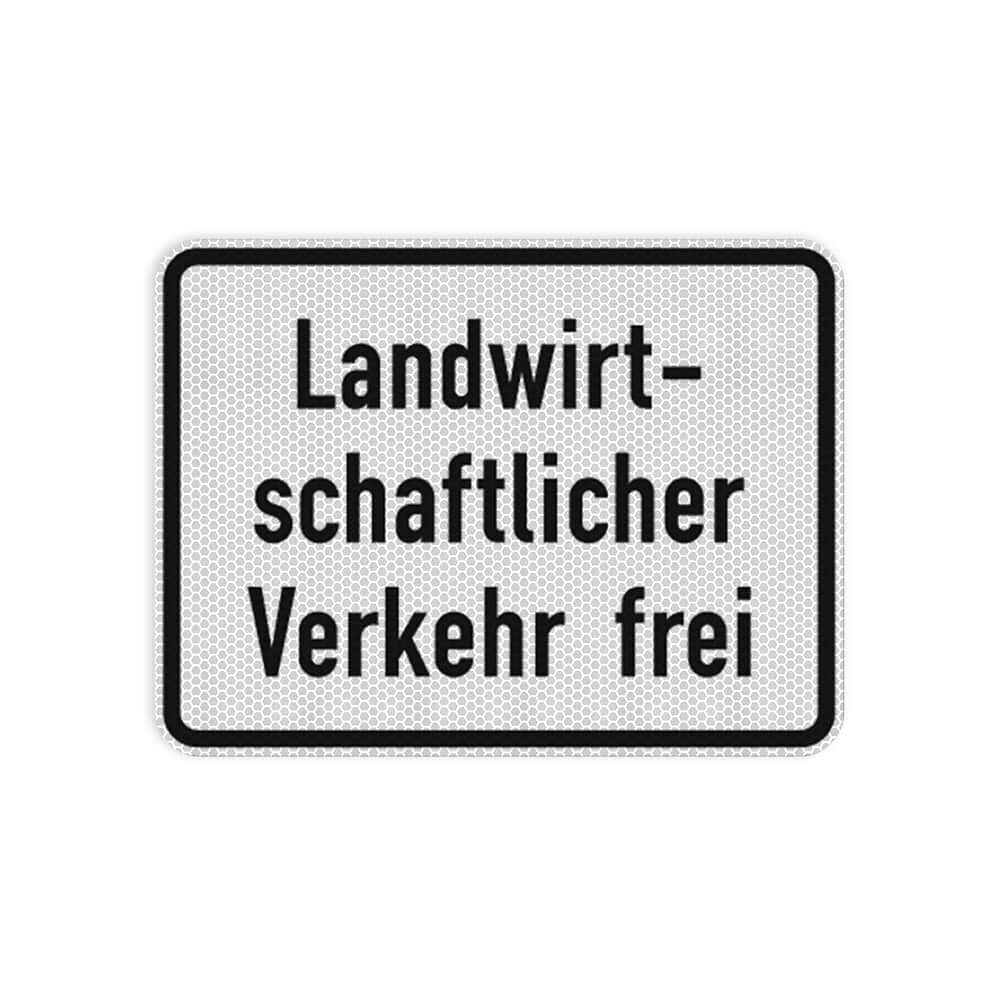 VZ 1026-36 Landwirtschaftlicher Verkehr frei RA 2 315 x 420 mm 3 mm Dibond