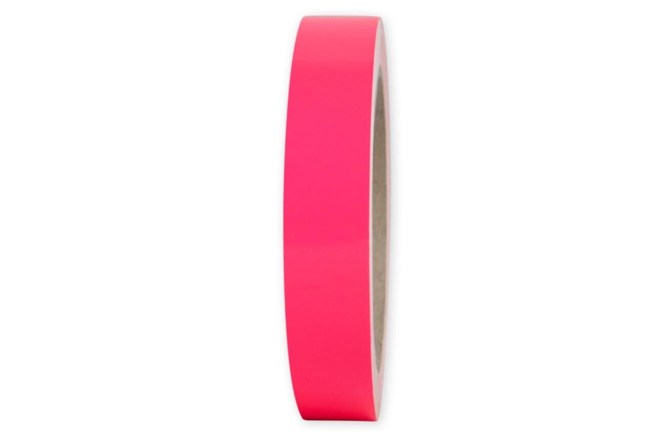 25 mm Fluorband-Rolle Orafol ORACAL 7510 pink, Seitenansicht