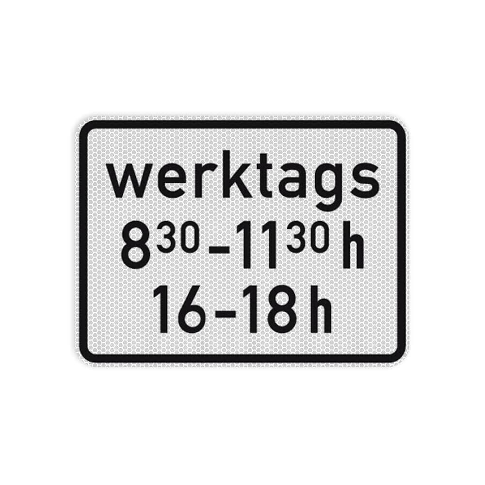 VZ 1042-32 Zeitliche Beschränkung (dreizeilig) (werktags … -