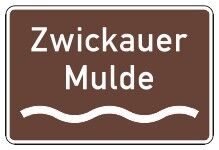 VZ 386.1-51 - Touristischer Hinweis Fluss oder Kanal (zweize