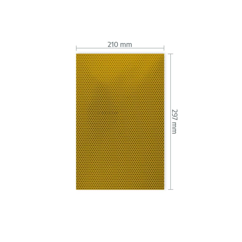 Zuschnitt Orafol ORALITE Reflexfolie 5810 DIN A4 gelb