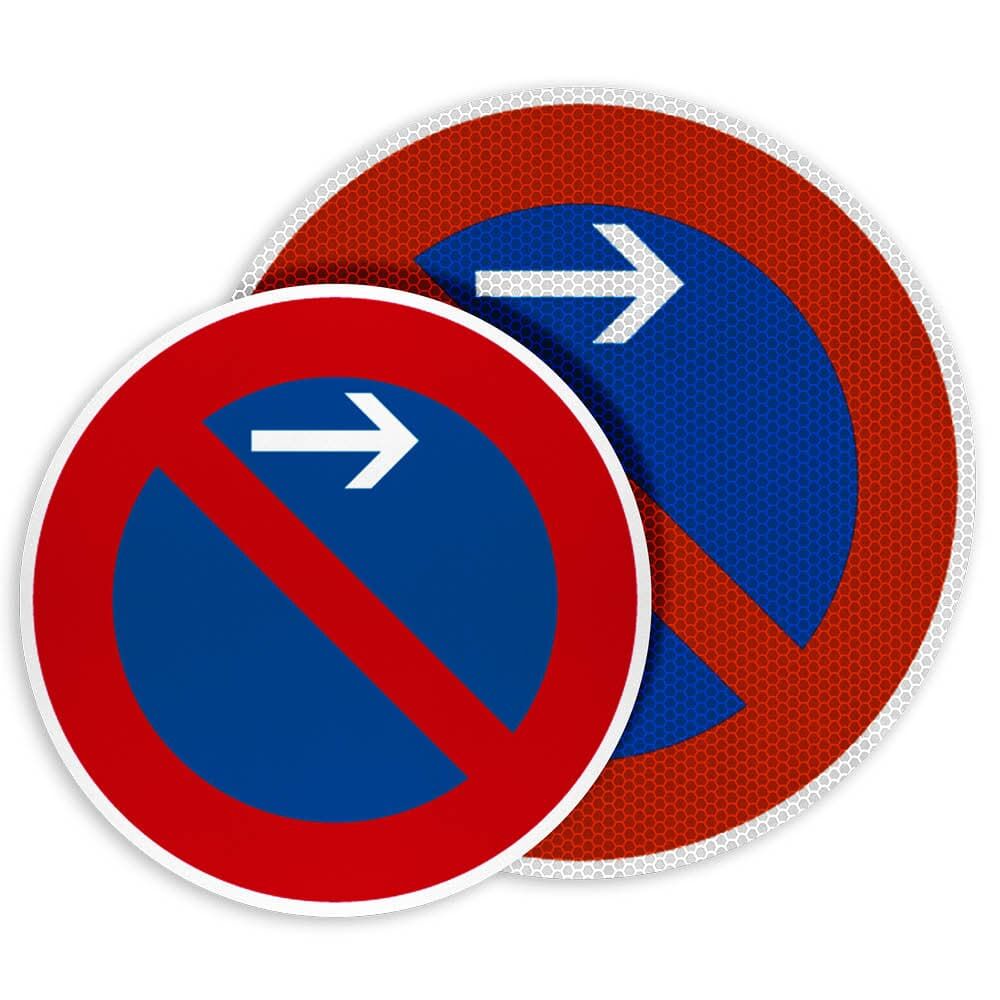 Sign Face VZ 286-10 Eingeschränktes Haltverbot Anfang rechts