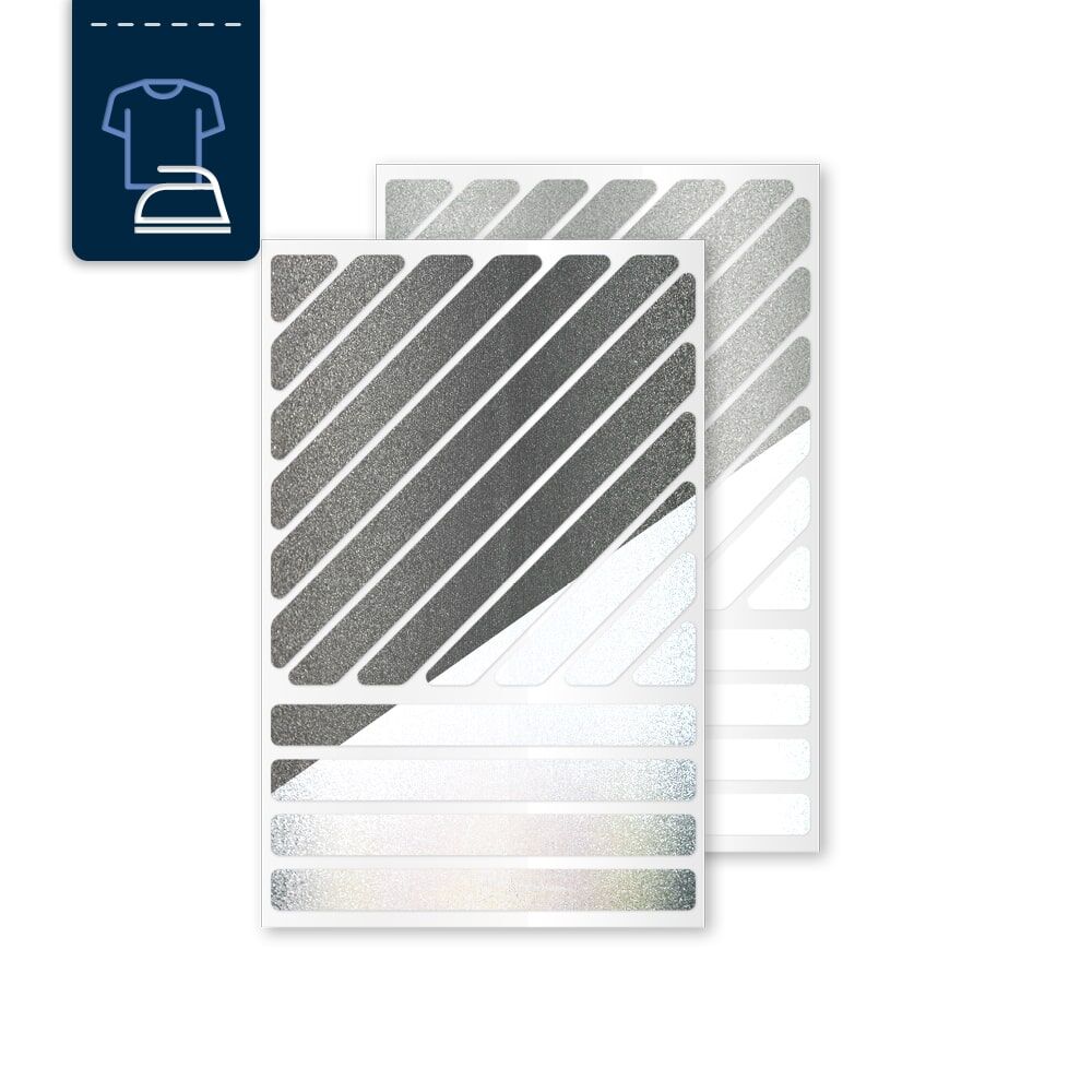 Bügelsticker Streifen schmal