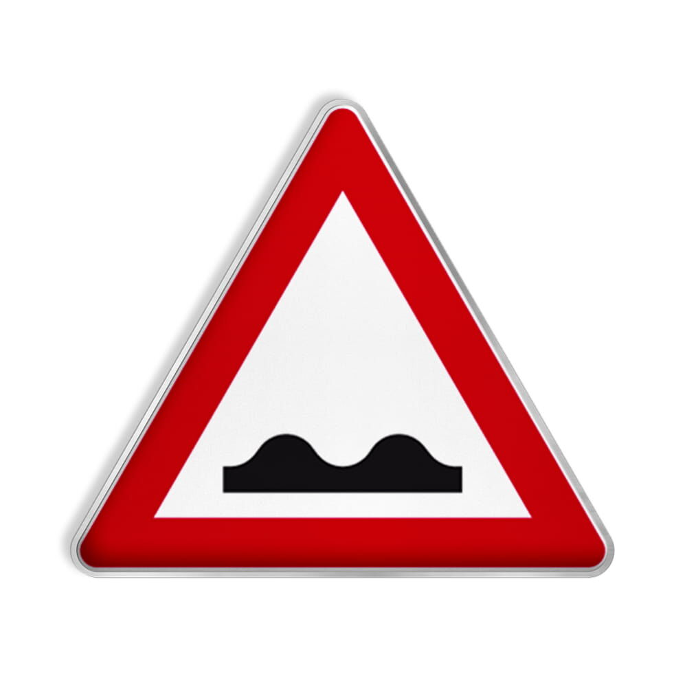 VZ 112 Unebene Fahrbahn VZ 112 Unebene Fahrbahn