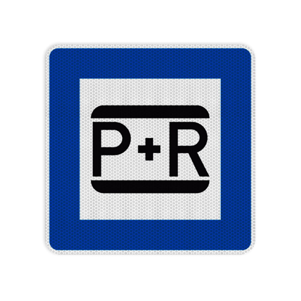 VZ 316 Parken und Reisen RA 2 420 x 420 mm 3 mm Dibond